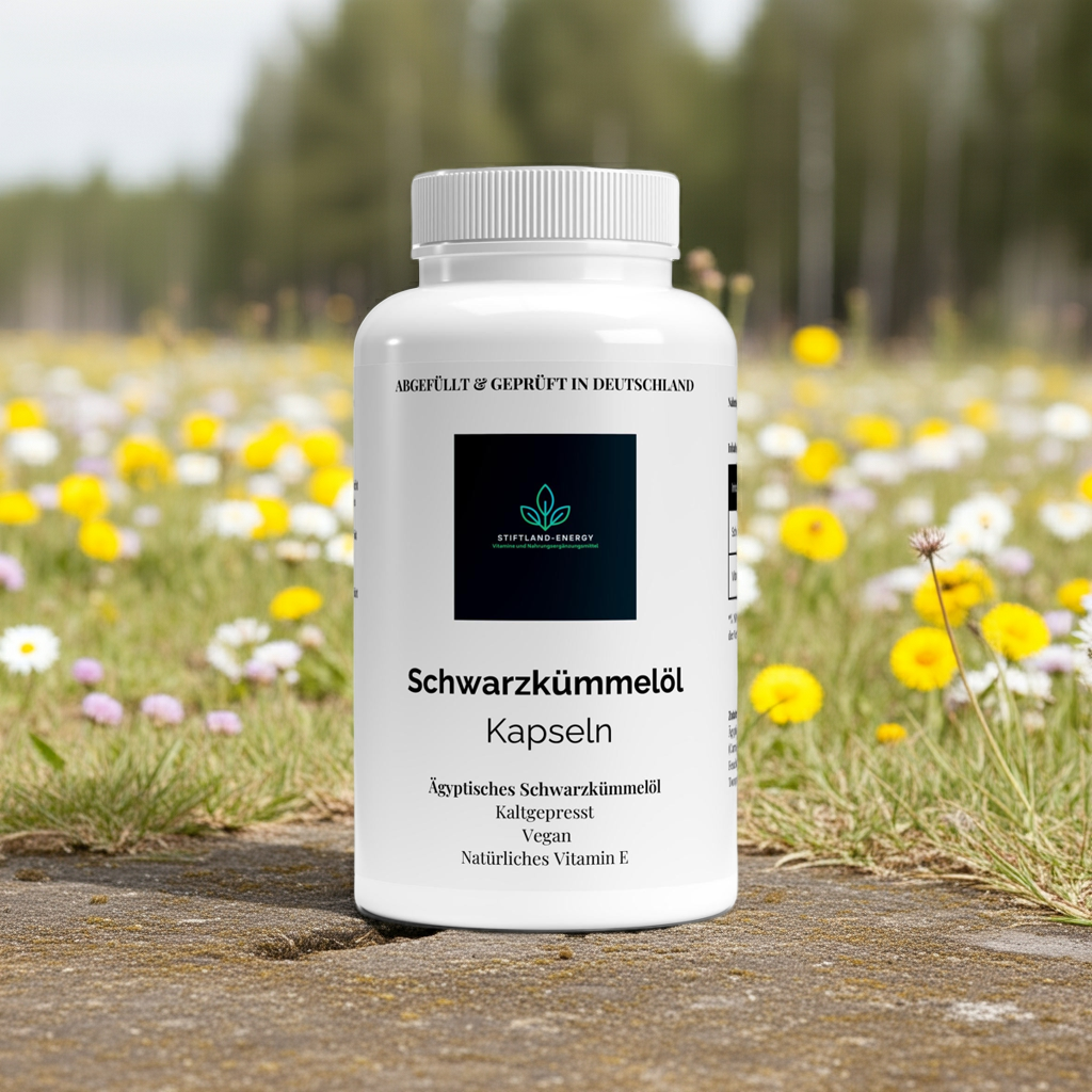 Ägyptisches Schwarzkümmelöl – 240 vegane Softgels | Natürliches Öl für Immunsystem, Haut & Vitalität
